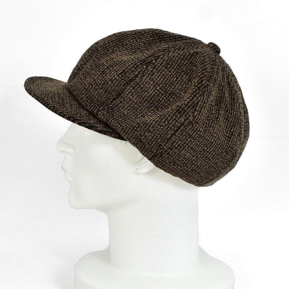 フリーホイーラーズ (FREEWHEELERS) -YELLOWSTONE- 1930s~1940s STYLE CASQUETTE Vintage Style Printed Corduroy GRAINED CHARCOAL BLACK GRAINED BROWN キャスケット ハンチング帽 帽子 2537006