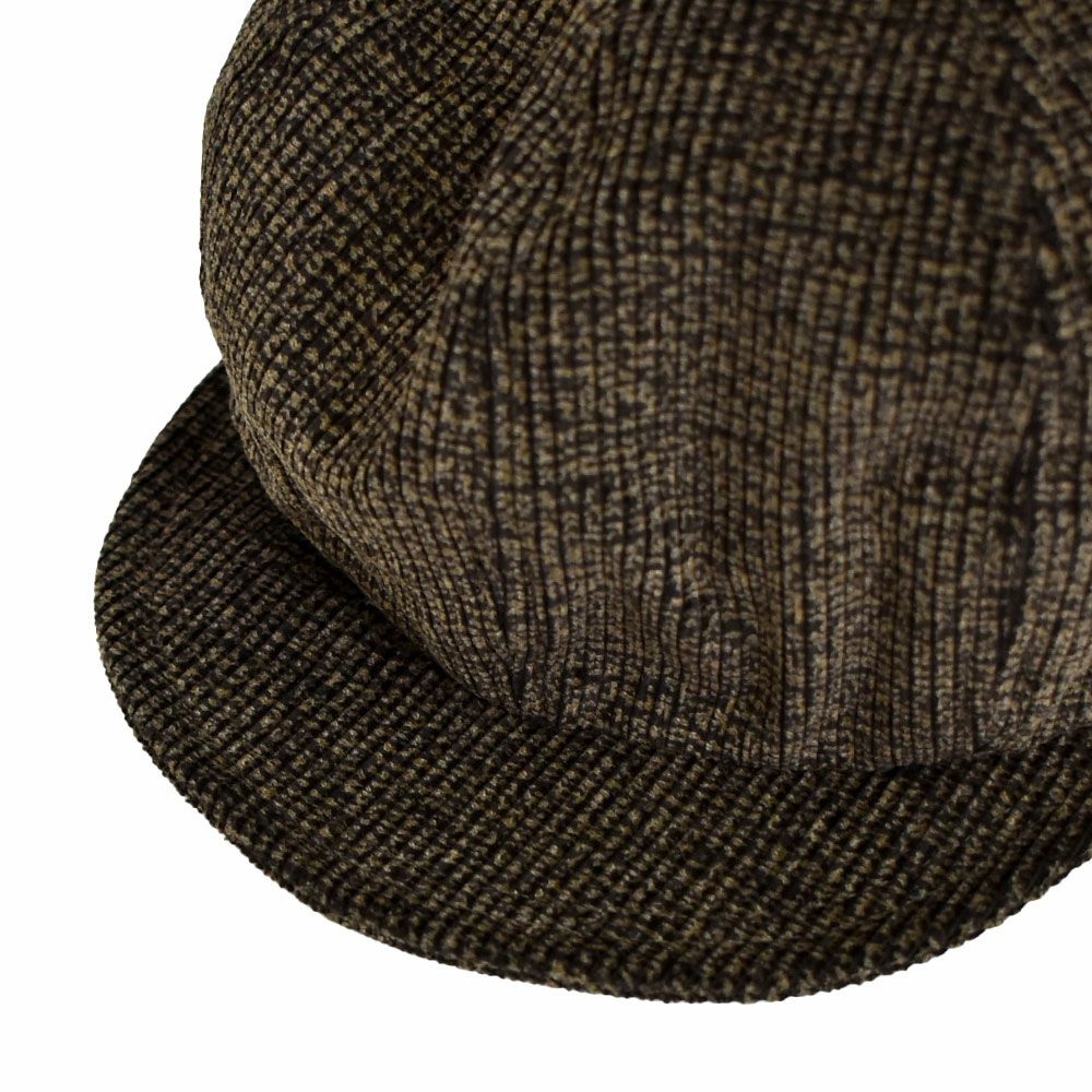 フリーホイーラーズ (FREEWHEELERS) -YELLOWSTONE- 1930s~1940s STYLE CASQUETTE Vintage Style Printed Corduroy GRAINED CHARCOAL BLACK GRAINED BROWN キャスケット ハンチング帽 帽子 2537006
