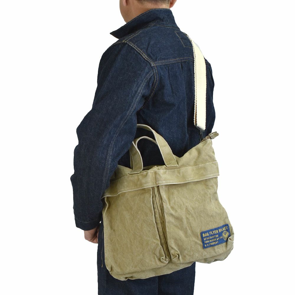 トイズマッコイ (TOYS McCOY) HELMET BAG CANVAS CLOTH ヘルメットバッグ キャンバスバッグ TMA2528