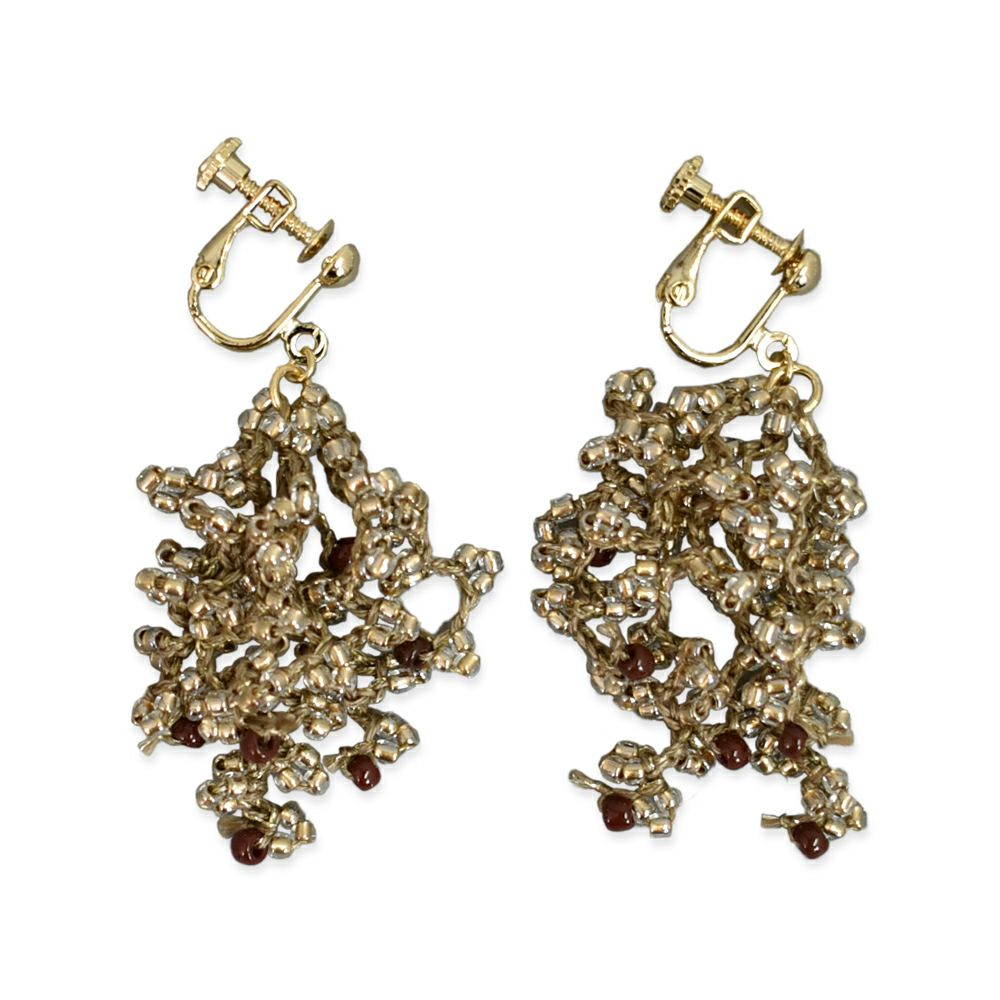 マーブルシュッド (marble SUD) Grain Yarn mini イヤリング 18FF999284 96.GLD