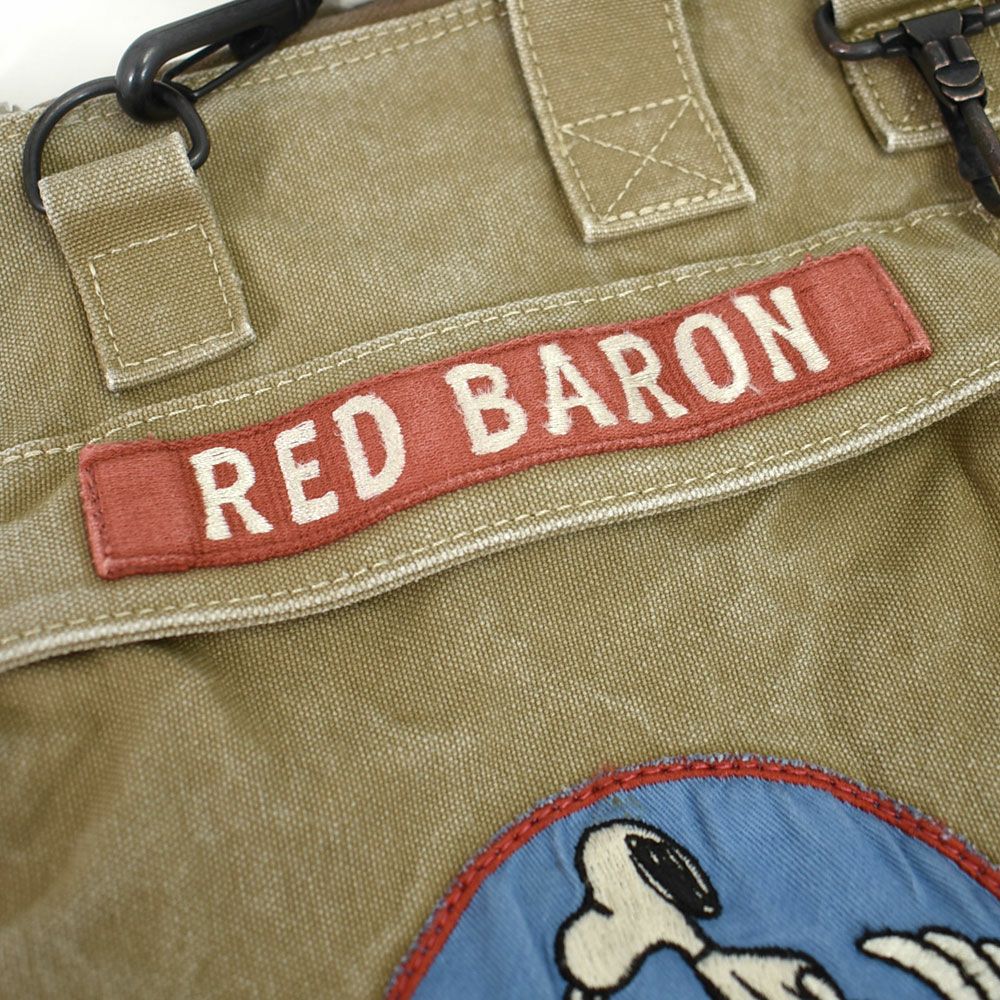 トイズマッコイ (TOYS McCOY)  HELMT BAG CVS SNOOPY AIRBRN ヘルメットバッグ キャンバスバッグ スヌーピー TMA2524