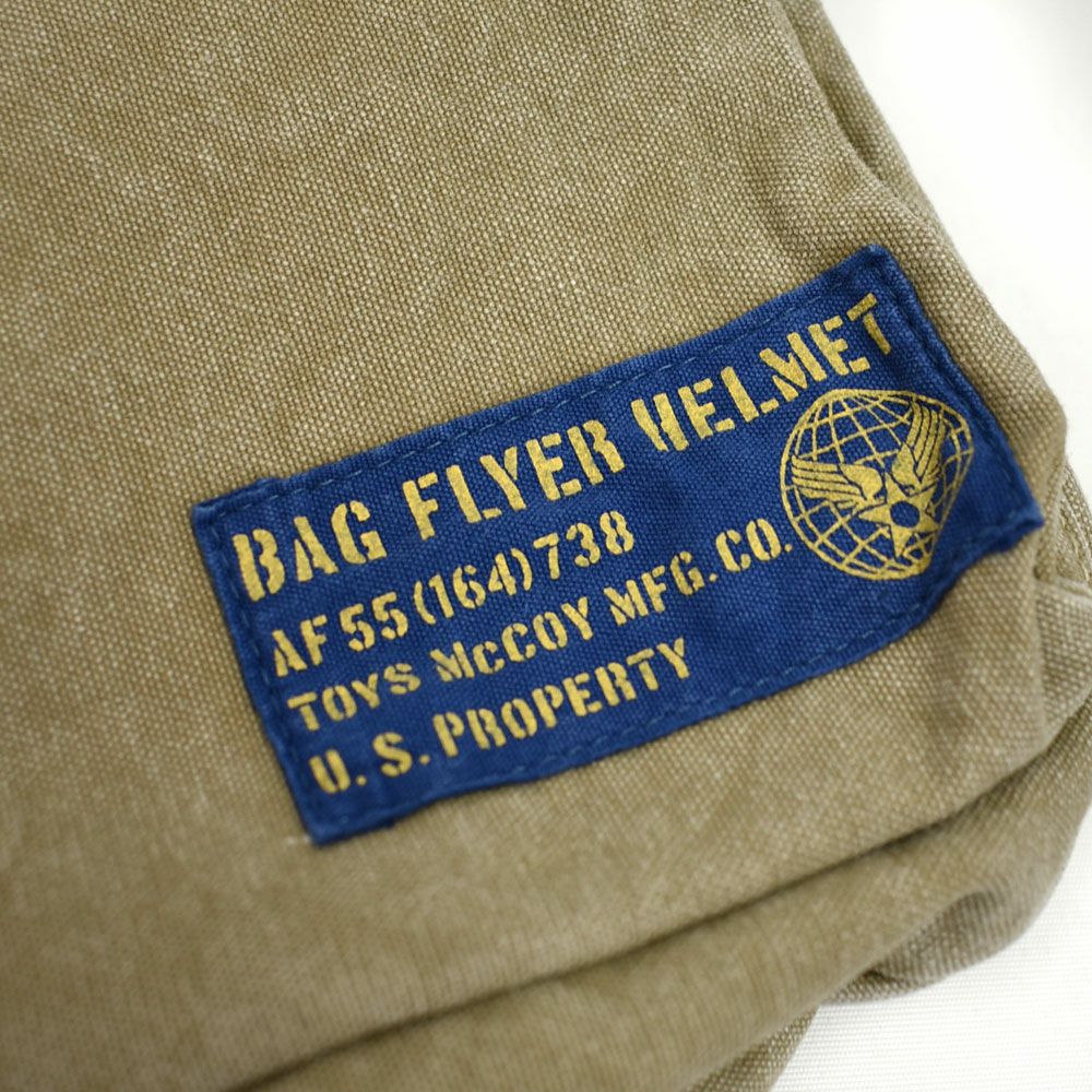 トイズマッコイ (TOYS McCOY)  HELMT BAG CVS SNOOPY AIRBRN ヘルメットバッグ キャンバスバッグ スヌーピー TMA2524