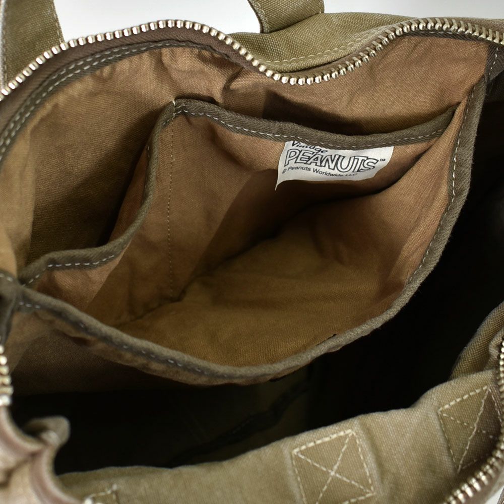 トイズマッコイ (TOYS McCOY)  HELMT BAG CVS SNOOPY AIRBRN ヘルメットバッグ キャンバスバッグ スヌーピー TMA2524