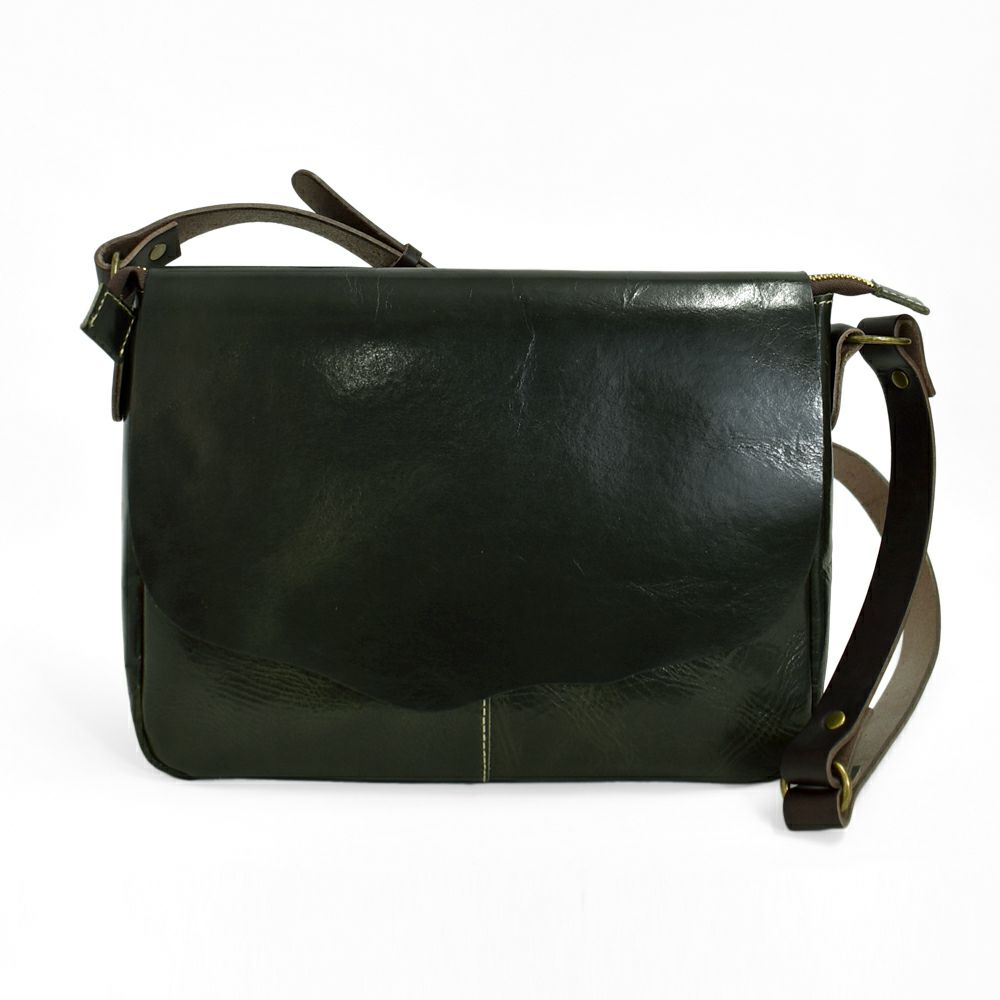 アインソフ (Ain Soph) 切りっぱなし 横型ショルダーバッグ 日本製 HWM