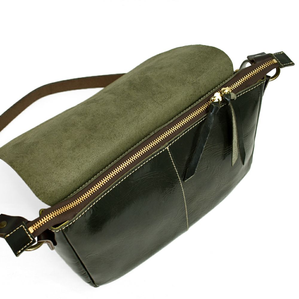 アインソフ (Ain Soph) 切りっぱなし 横型ショルダーバッグ 日本製 レザーショルダーバッグ 牛革 ASE1639-HWM