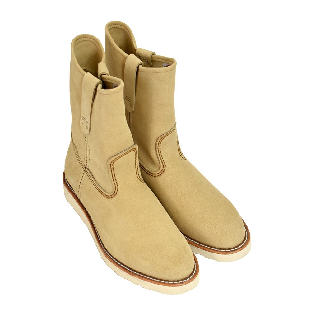 レッドウィング (RED WING) 9-INCH PECOS 9インチ ペコス レザーワークブーツ 靴 8168 ホーソーン「アビリーン」ラフアウト