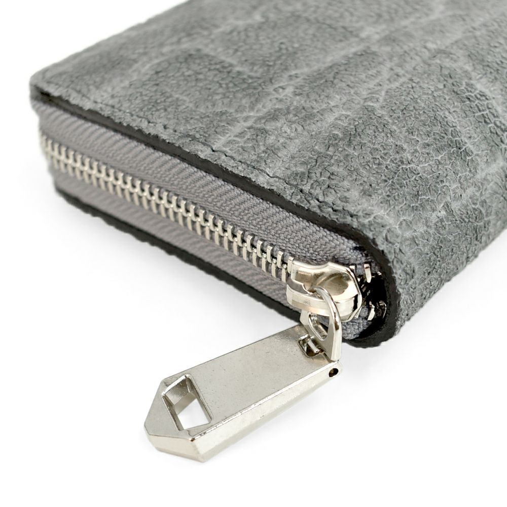 ズー (ZOO) 象の鼻 財布 長財布 ロングウォレット ラウンドジップ エレファントレザー ZLW-092