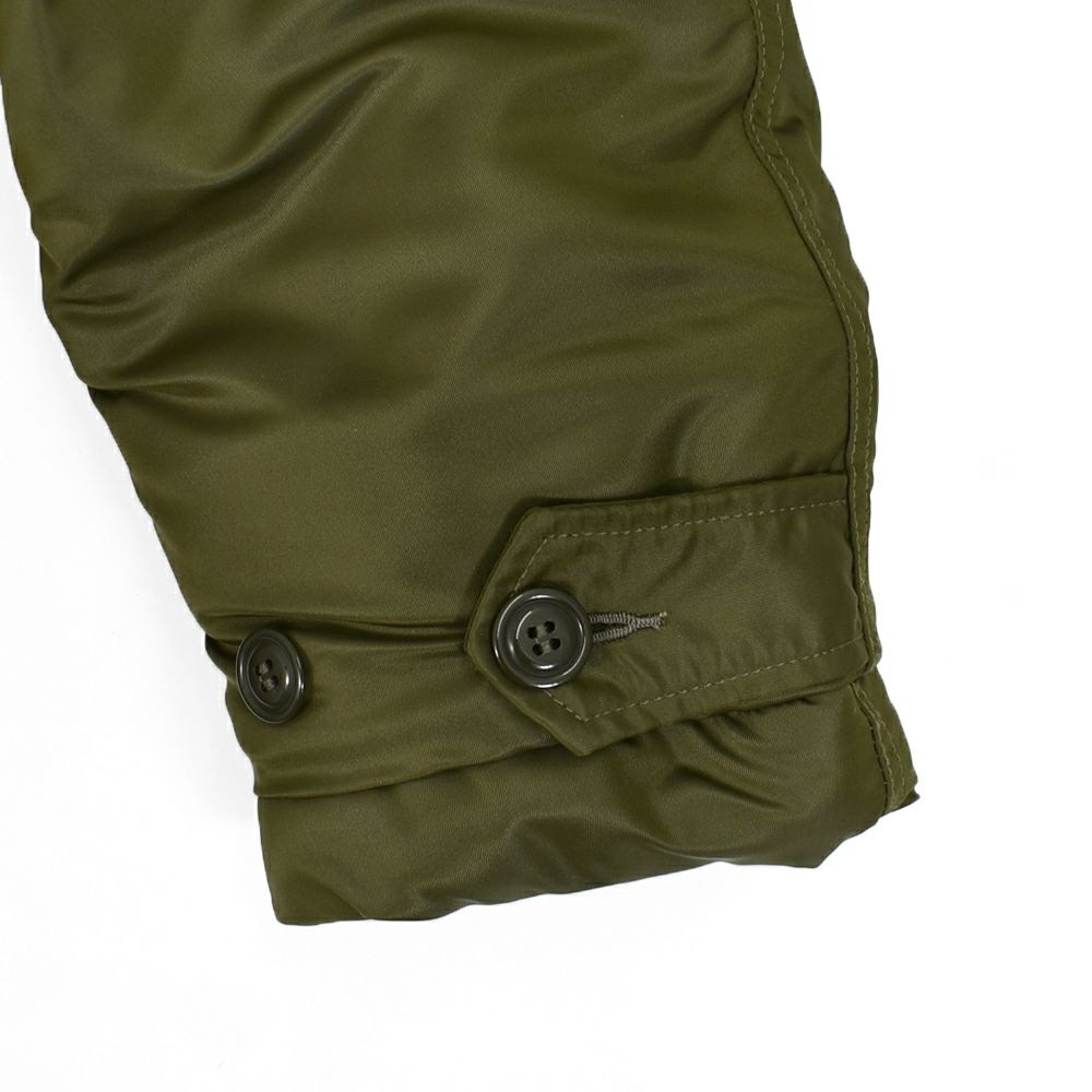 フリーホイーラーズ (FREEWHEELERS) - M-1949 - COAT AIR CREW HEAVY ATTACHED HOOD 1940~1950s CIVILIAN MILITARY STYLE CLOTHING Original Nylon 66 Twill KHAKI OLIVE ミリタリージャケット アウター コート 2531007