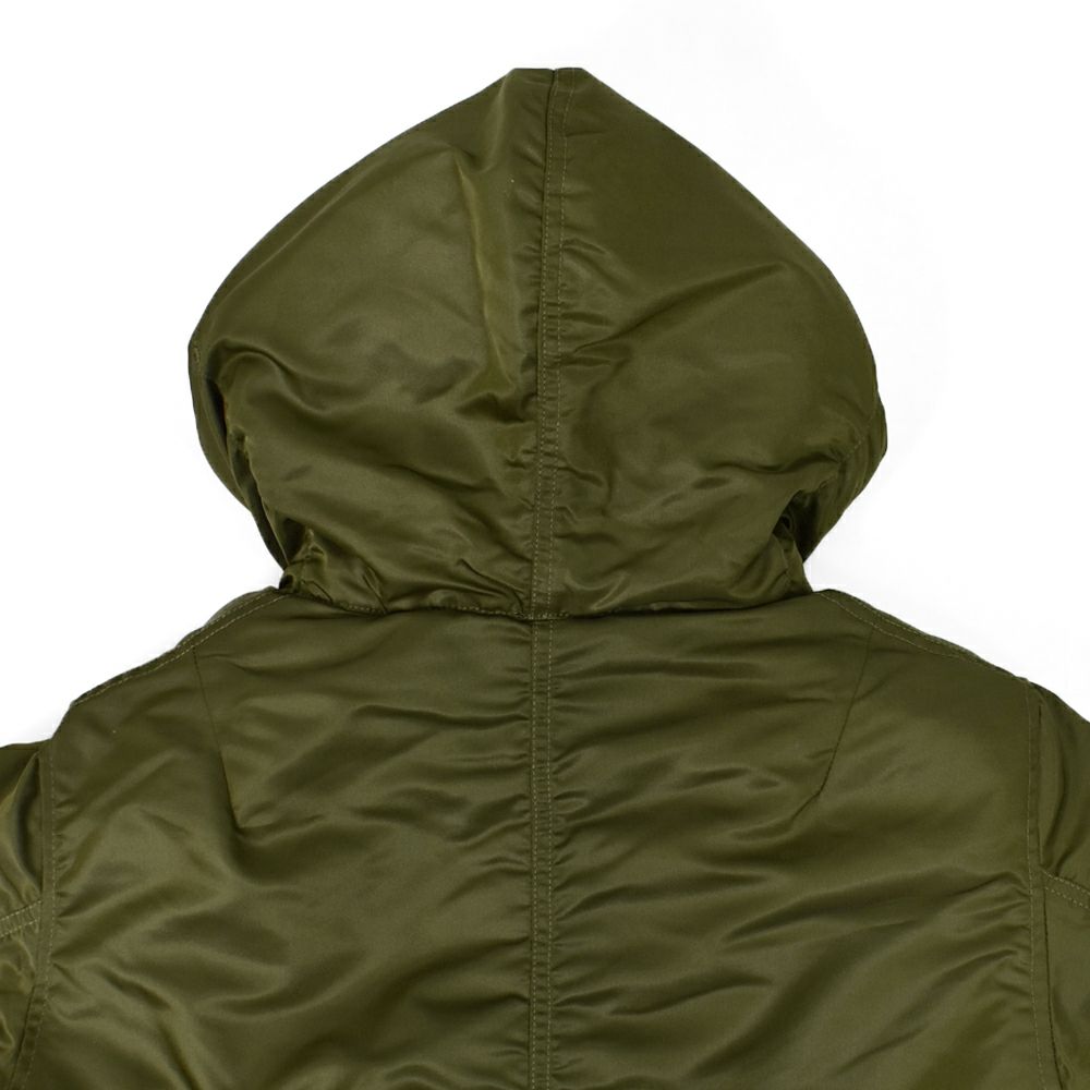 フリーホイーラーズ (FREEWHEELERS) - M-1949 - COAT AIR CREW HEAVY ATTACHED HOOD 1940~1950s CIVILIAN MILITARY STYLE CLOTHING Original Nylon 66 Twill KHAKI OLIVE ミリタリージャケット アウター コート 2531007