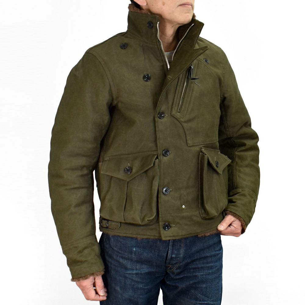 フリーホイーラーズ(FREEWHEELERS)-WINTER AVIATORS' JACKET- EARLY 1930s AVIATION CLOTHING LEATHER TOGS AVIATION CLOTHING LABEL ミリタリージャケット 2531005