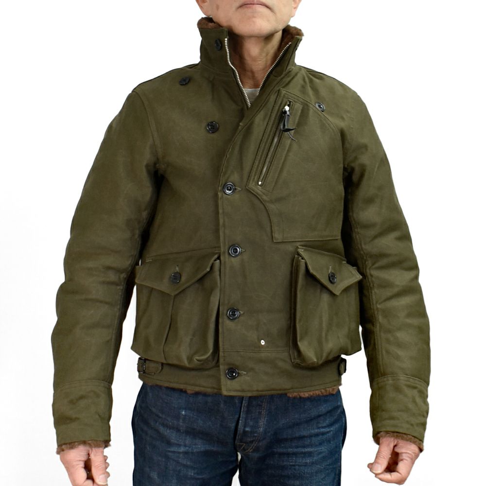 フリーホイーラーズ (FREEWHEELERS) -WINTER AVIATORS' JACKET- EARLY 1930s AVIATION CLOTHING LEATHER TOGS AVIATION CLOTHING LABEL アヴィエイターズジャケット アビエイターズジャケット コットンジャケット 内側ボアジャケット ミリタリージャケット 2531005