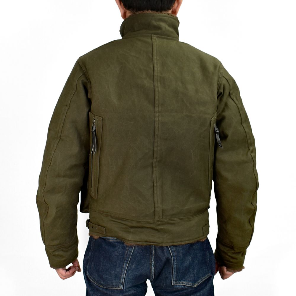 フリーホイーラーズ (FREEWHEELERS) -WINTER AVIATORS' JACKET- EARLY 1930s AVIATION CLOTHING LEATHER TOGS AVIATION CLOTHING LABEL アヴィエイターズジャケット アビエイターズジャケット コットンジャケット 内側ボアジャケット ミリタリージャケット 2531005
