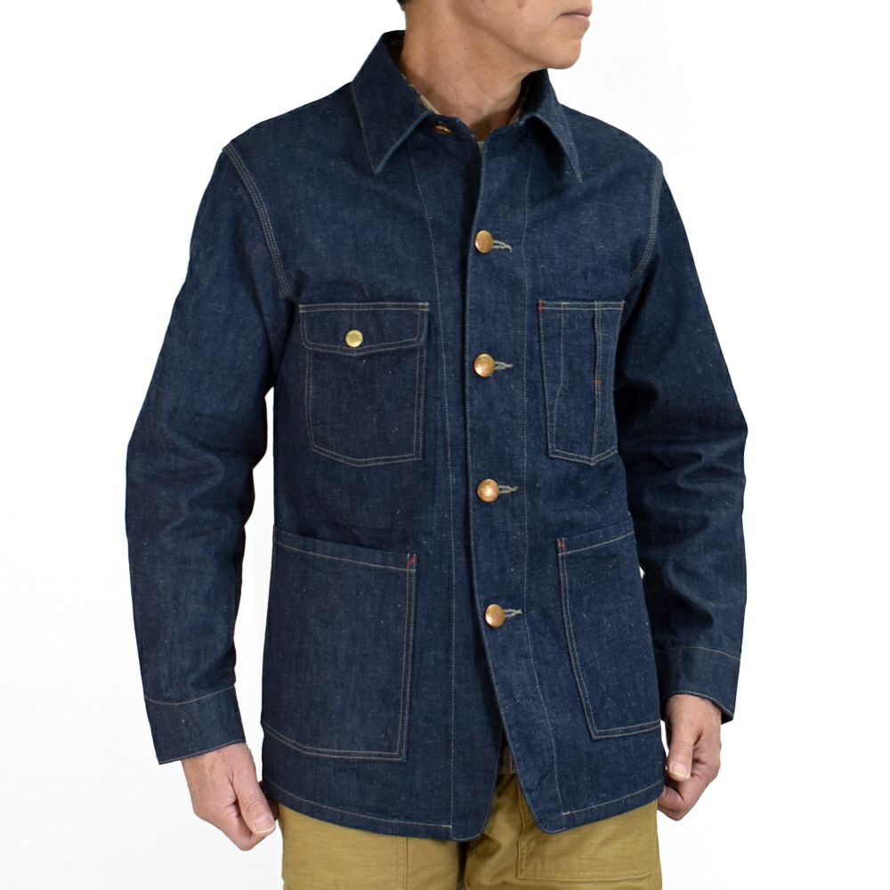 デラックスウエア(DELUXEWARE)40S DENIM COVERALL カバーオール デニムジャケット 111XX