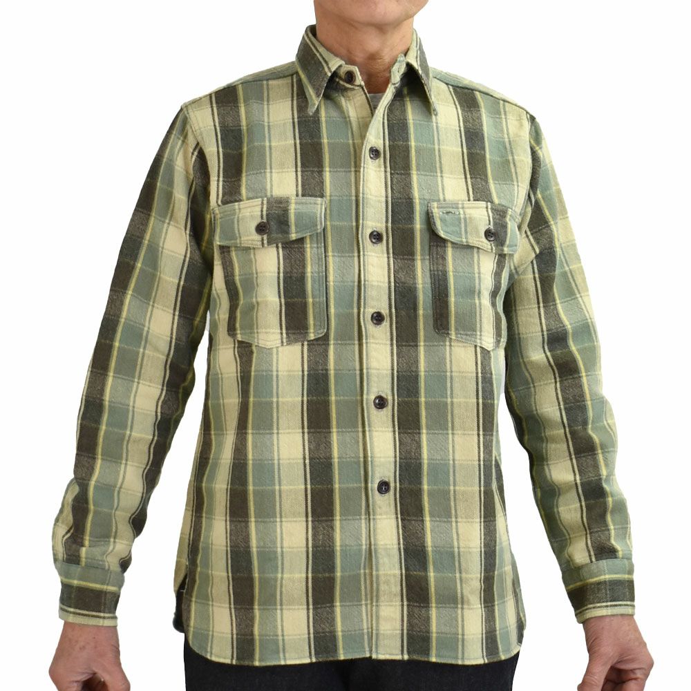 ウエアハウス (WAREHOUSE) Lot 3022 FLANNEL SHIRTS WITH CHINSTRAP H